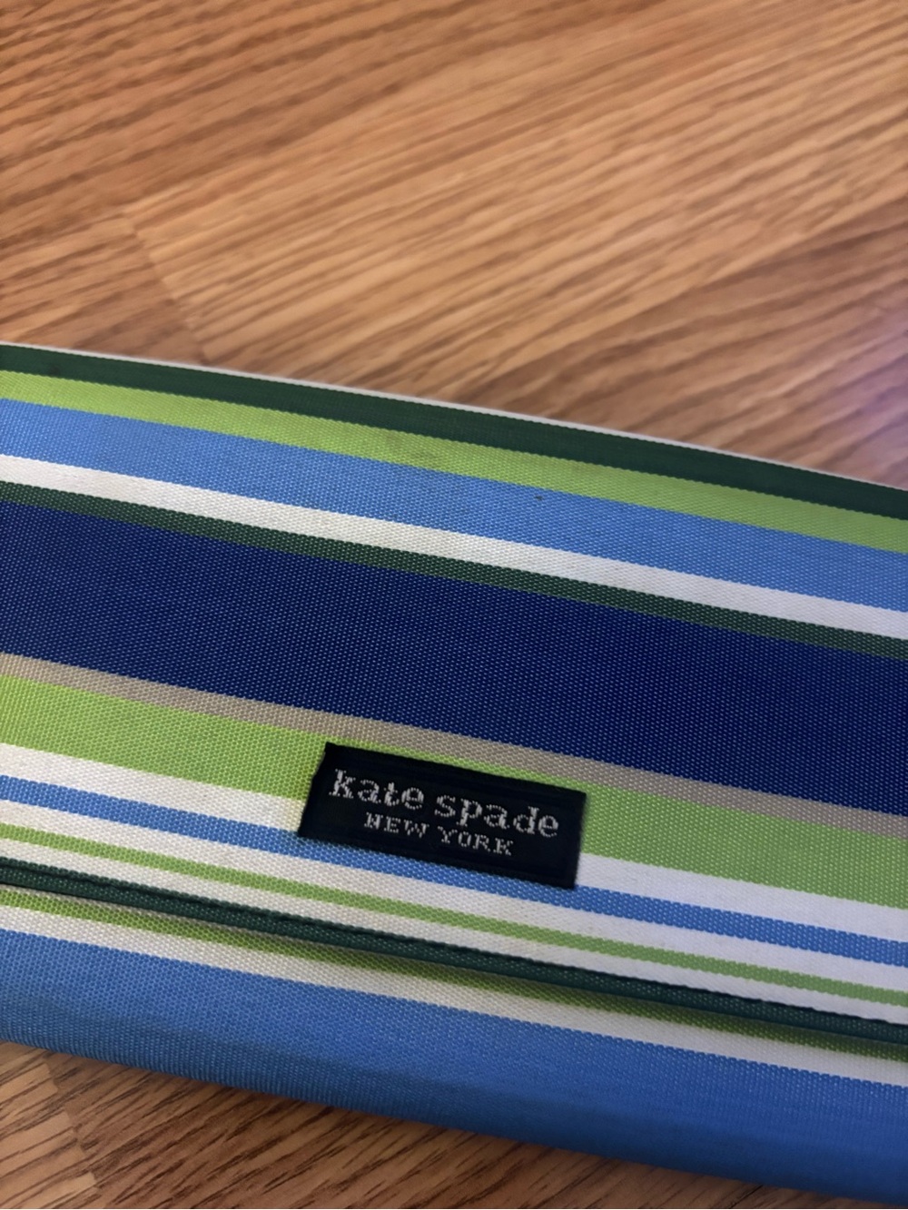 Kate Spade New York Vintage Striped Canvas Wallet - Picture 4 of 8